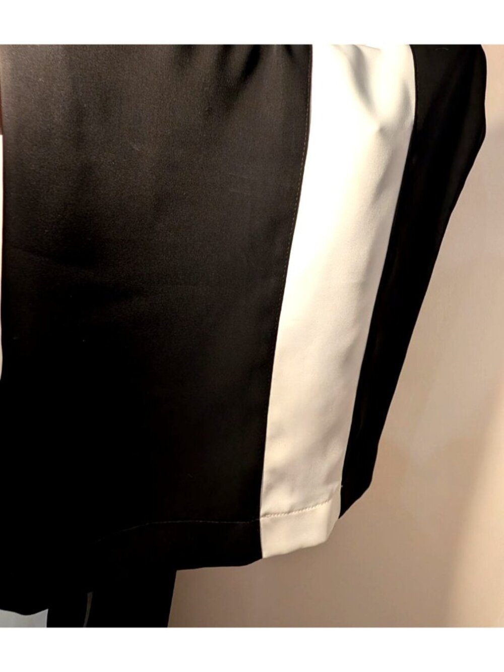 NEW Julia Allert Belted High Waist Wide Leg Pants, Black/White, Size Large - Picture 7 of 16